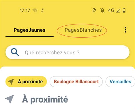 le page blanche|pagesjaunes particulier.